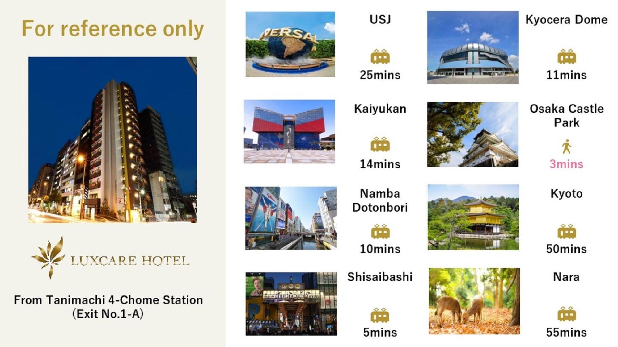 Luxcare Hotel Osaka Dış mekan fotoğraf
